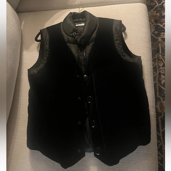 🔥 🆕 GIVENCHY Jacket Nylon Puffer Vest with Velvet, Black Size 46 / S MSRP $1950 - Picture 6 of 15